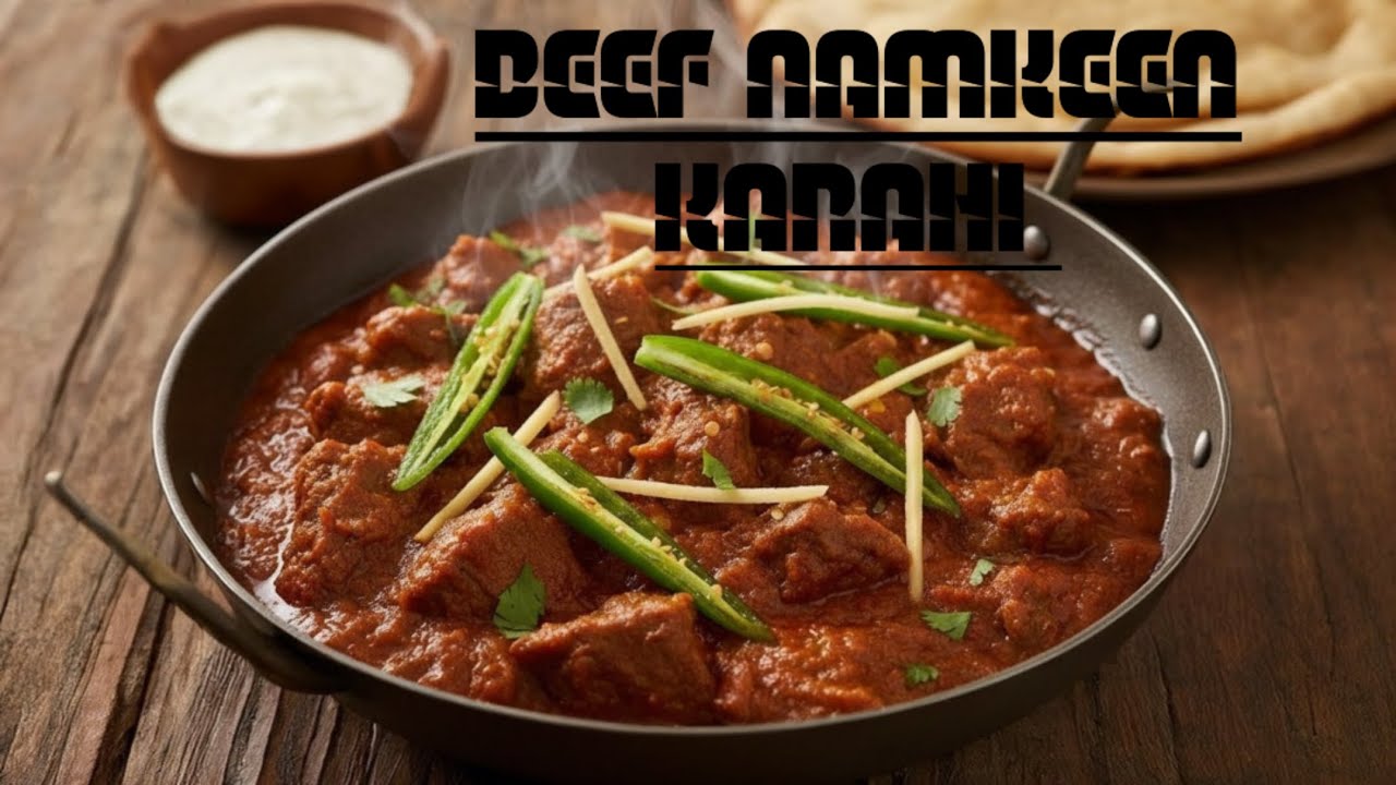 Beef Namkeen Karahi 