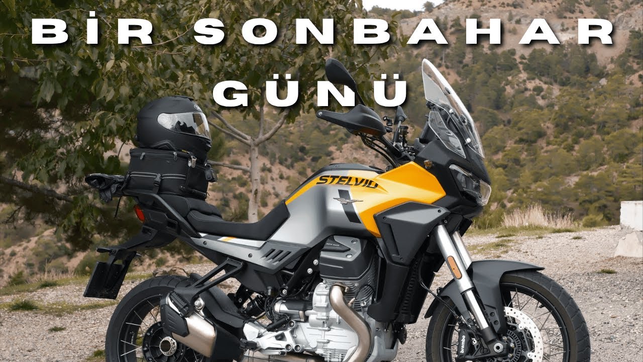 Bir Sonbahar Günü Sürüşü // Serviste Neler Yapıldı ? // Yağmurlu Bir Motovlog // Motoguzzi Stelvio