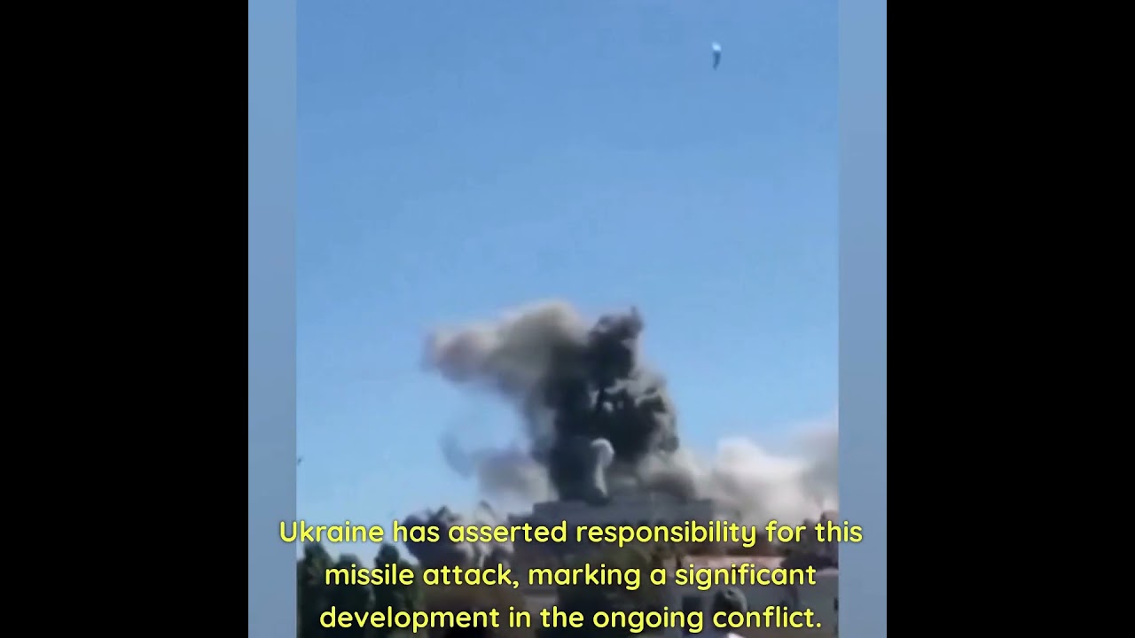 Ukraine Strikes Russian Navy's Black Sea Fleet HQ in Sevastopol: Eyewitness Footage  #short