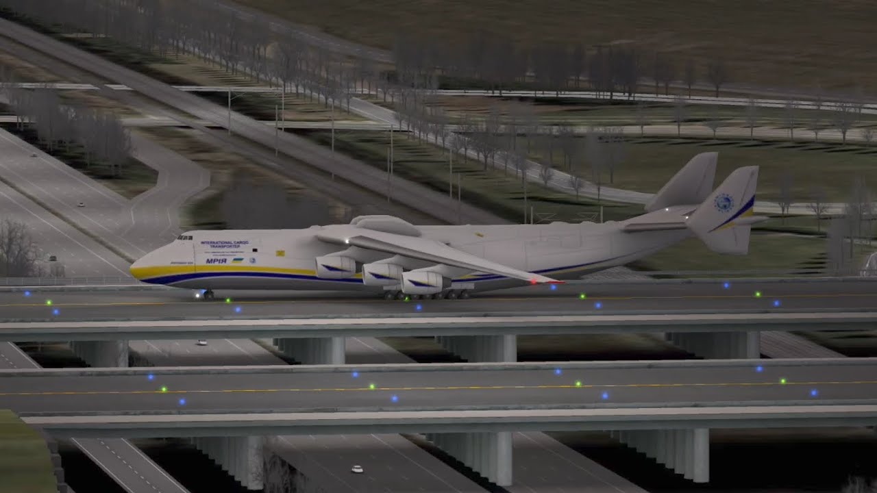 Antonov Mriya and Airbus Beluga Take Off at Leipzig/Halle Airport || World of Airports || Gameplay