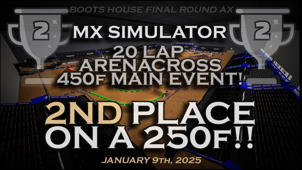 MX Simulator | 450 MAIN; 20 LAPS ARENA-CROSS!! CRAZY FAST & CRAZY BATTLES!!!