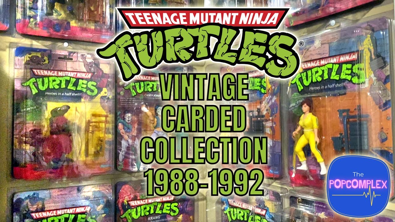 Vintage Carded Teenage Mutant Ninja Turtles Figure Collection (1988-1992) | The PopComplex