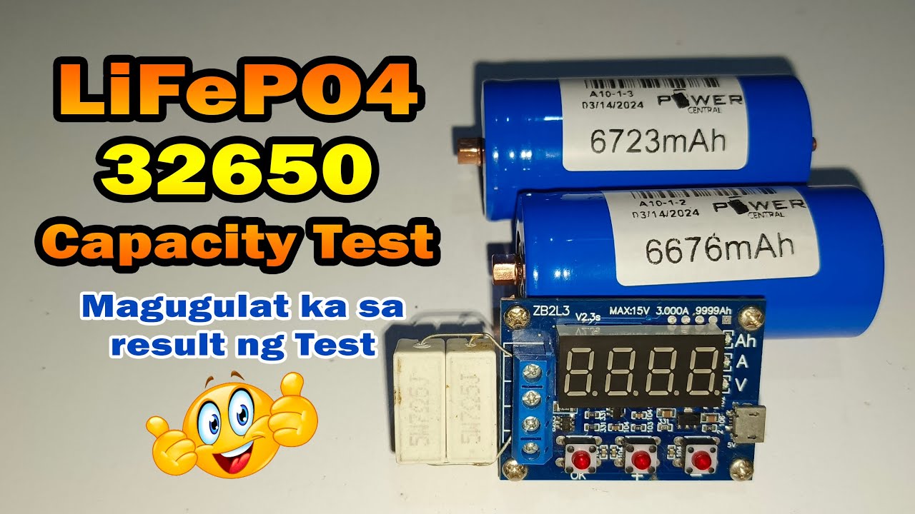 32650 LiFePO4 Battery Capacity Test | Power Central
