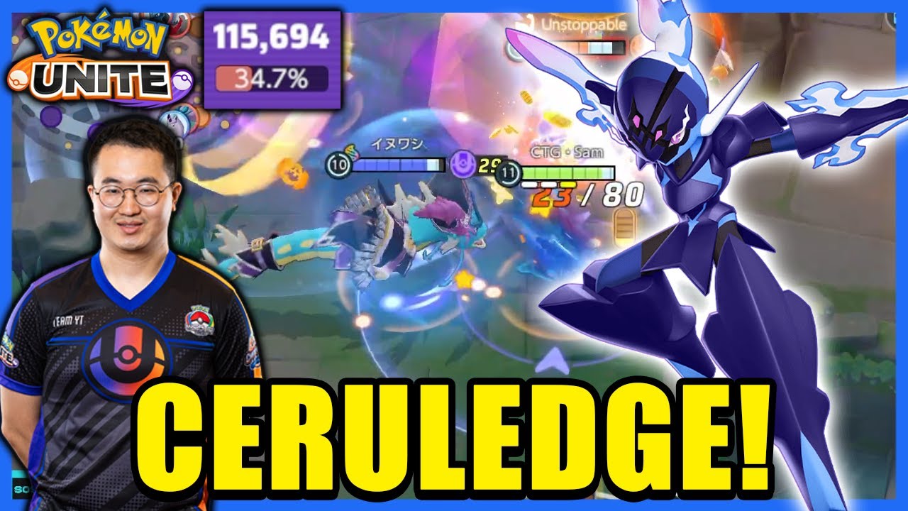 116 000 урона! Мне так нравится играть за Серуледжа в рейтинговых боях! | Pokémon Unite