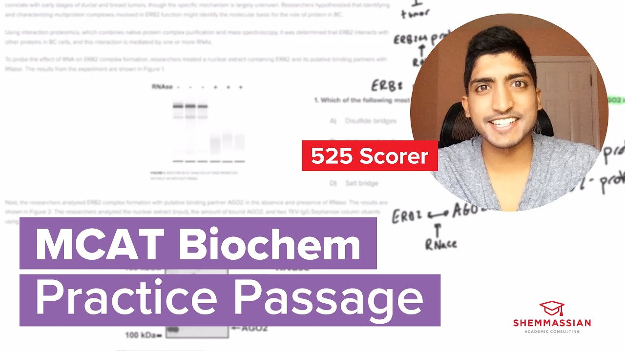 MCAT Biochem Passage Walkthrough w/ a 525 Scorer