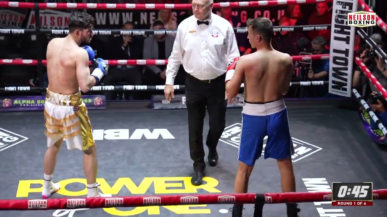 Jake Henty vs Kasey Bradnum - Fight Town - York Hall - 5th November 2022 - Neilson Boxing