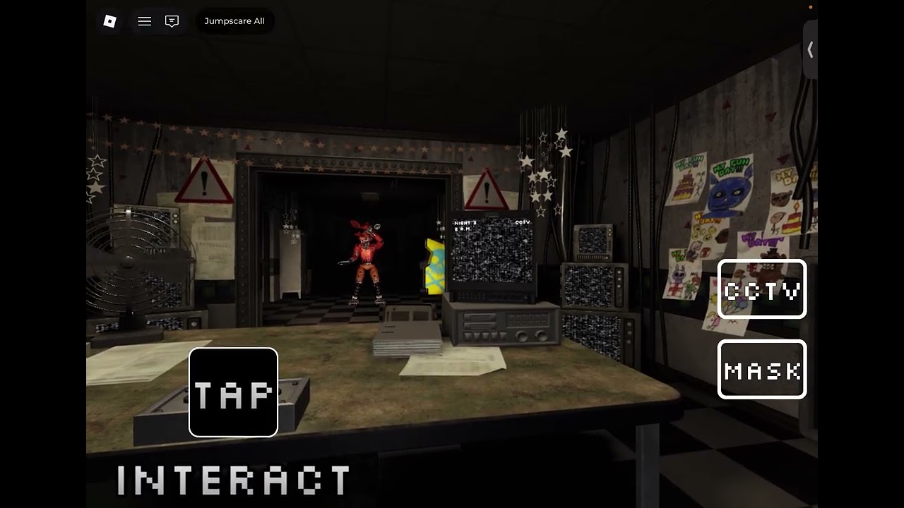 Playing fnaf (50% credits to my friend)