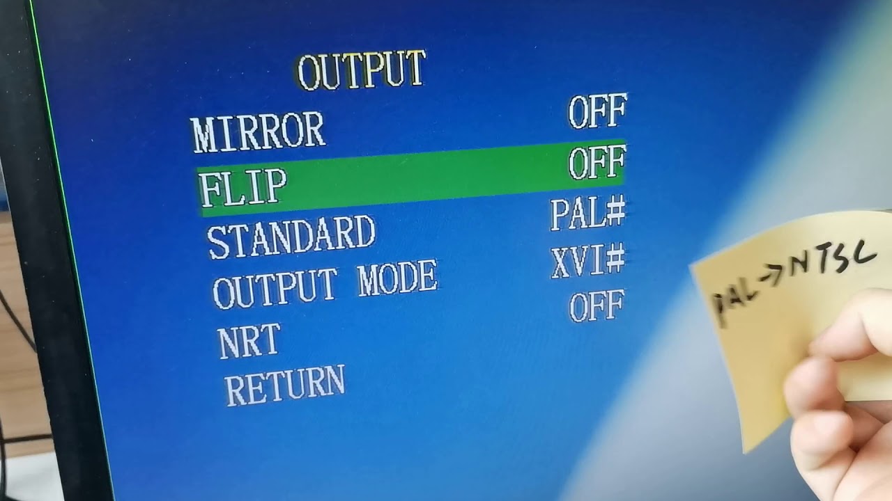 Jienuo AHD Camera PAL to NTSC or AHD to CVBS