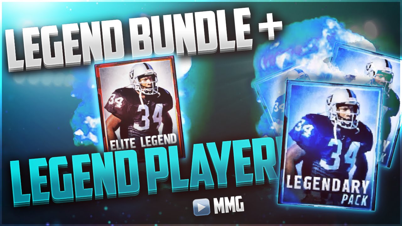 Legend Bundle RAGE! Elite Legend Player Topper! Madden Mobile