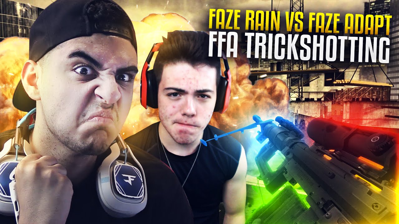 FaZe Rain против FaZe Adapt - FFA TrickShotting - 720 ТРИКШОТОВ?!