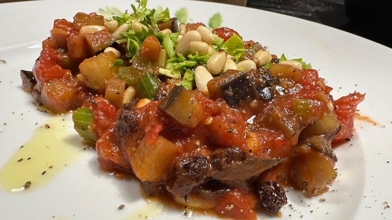 Caponata Siciliana herrlich süßsauer Vorspeise