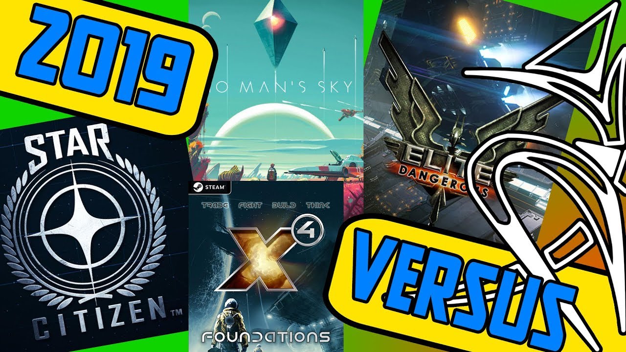 Star Citizen VS Elite Dangerous VS  No Man's Sky (2019/2020)