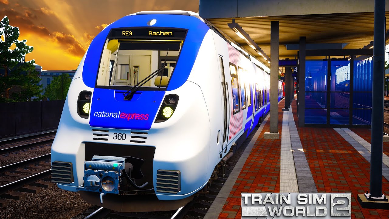 TrainSimWorld 2 ☆[TEST] NEX NationalExpress BR 442 - RE 9 Aachen Repaint | trainTeacher