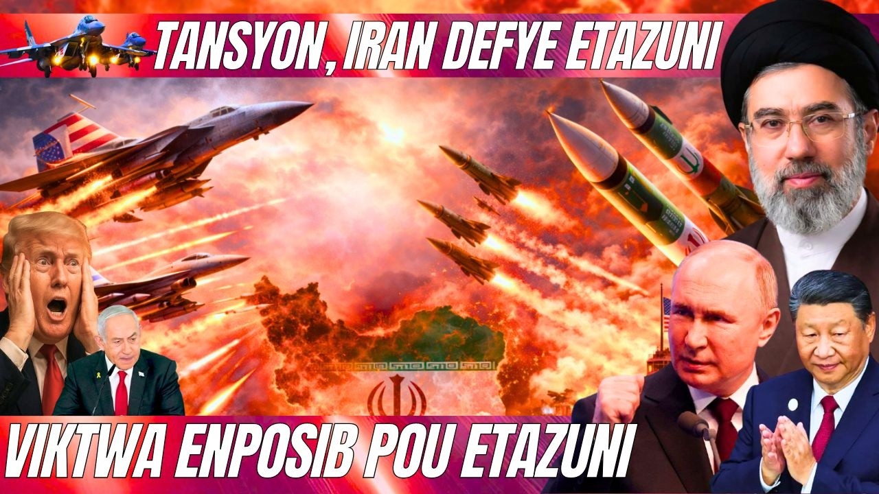Operasyon avèg, Etazuni kondane pou defèt😱Iran detwi pi gwo izin zam nan Izrayèl e lanse atak masiv🔥