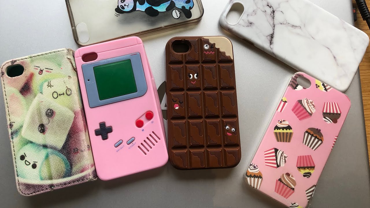 [ASMR] Tapping and Scratching on old phone cases! 🍫🧁