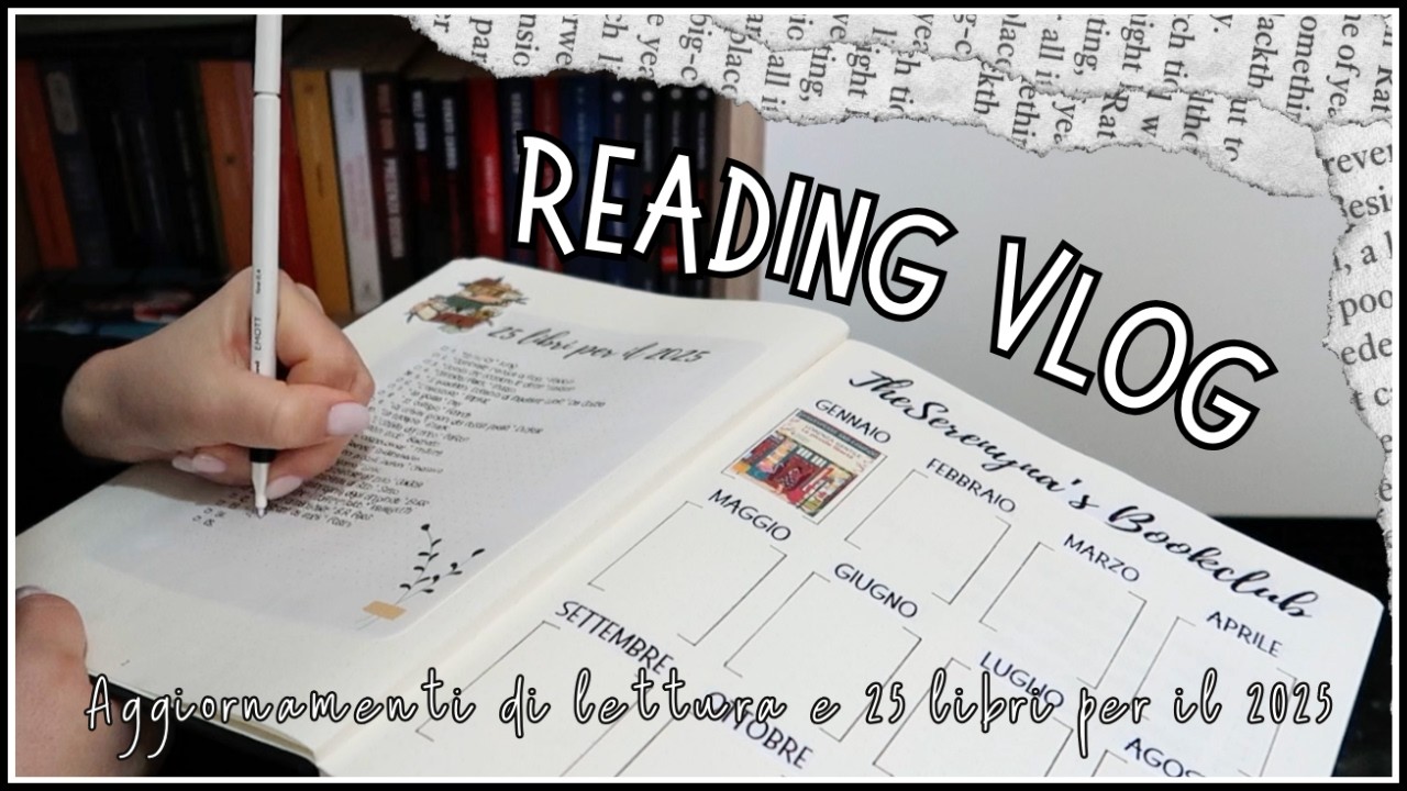 READING VLOG | Aggiornamenti letture | 25 libri per il 2025 e piccolo bookhaul 📚