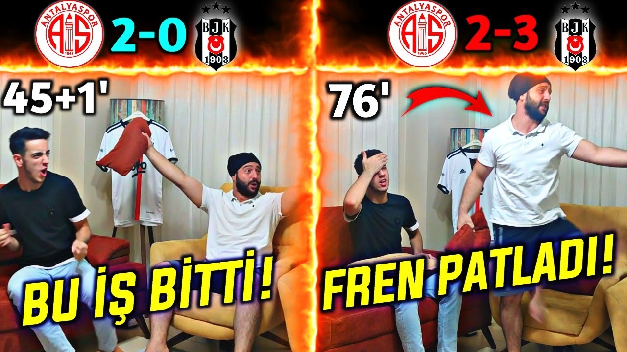 FANATİK GALATASARAYLILAR BEŞİKTAŞ MAÇINI İZLERSE..(ANTALYASPOR 2-3 BEŞİKTAŞ)