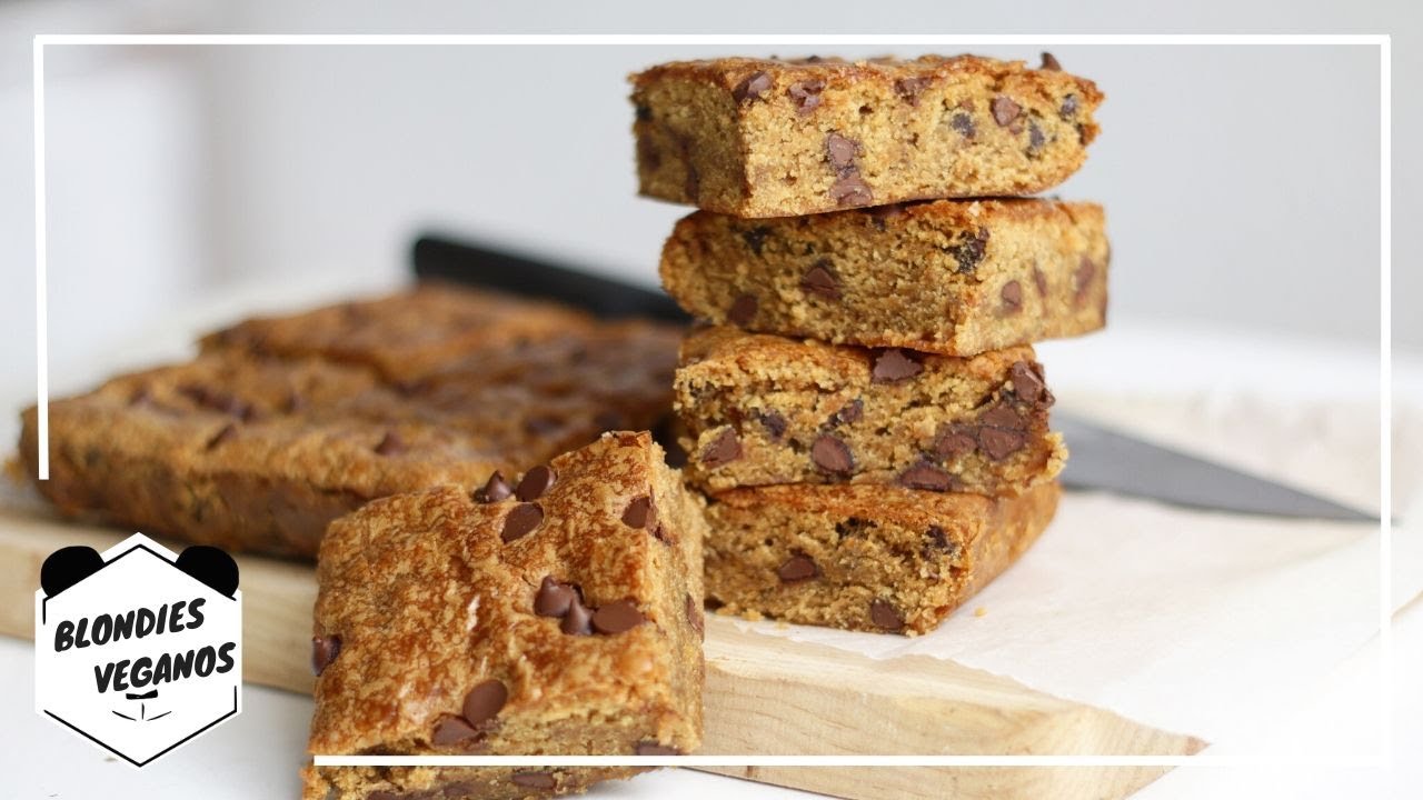 BLONDIES VEGANOS | Living Like A Panda