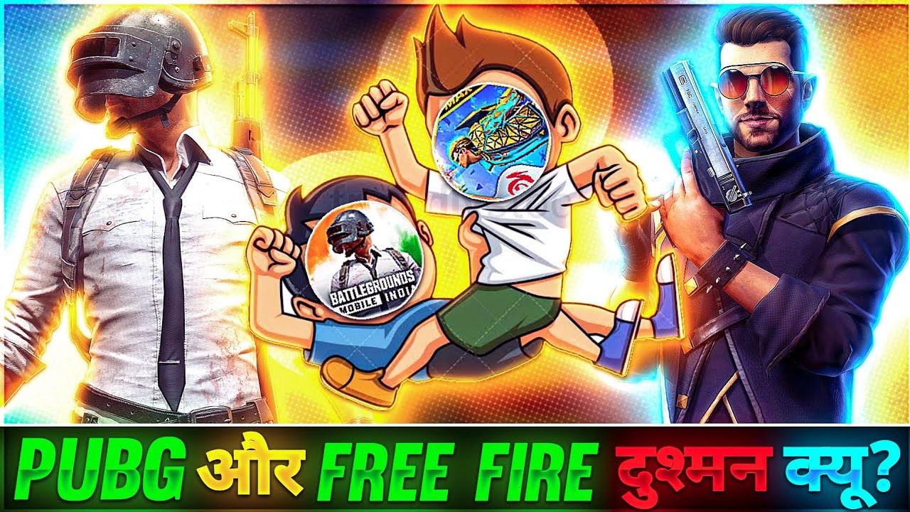 Pubg Vs Free Fire 😱 Why Free Fire And Pubg Players Hate Each Other😳🔥|| Facts You Don't Know About 😨