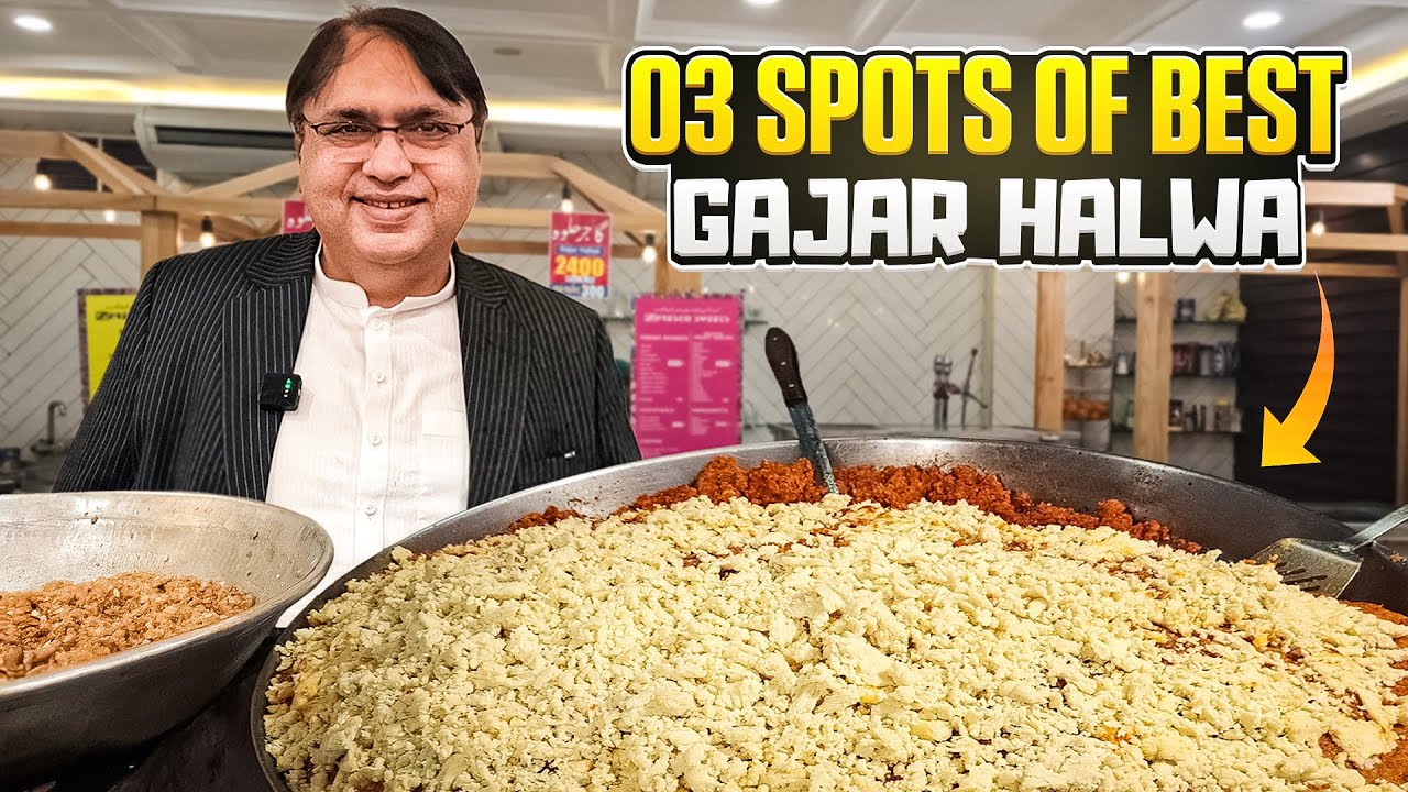 ULTIMATE GAJAR HALWA SHOWDOWN | SHIKARPURI, FRESCO & JAMEEL SWEETS REVIEW #foodpedia #foodvlog 