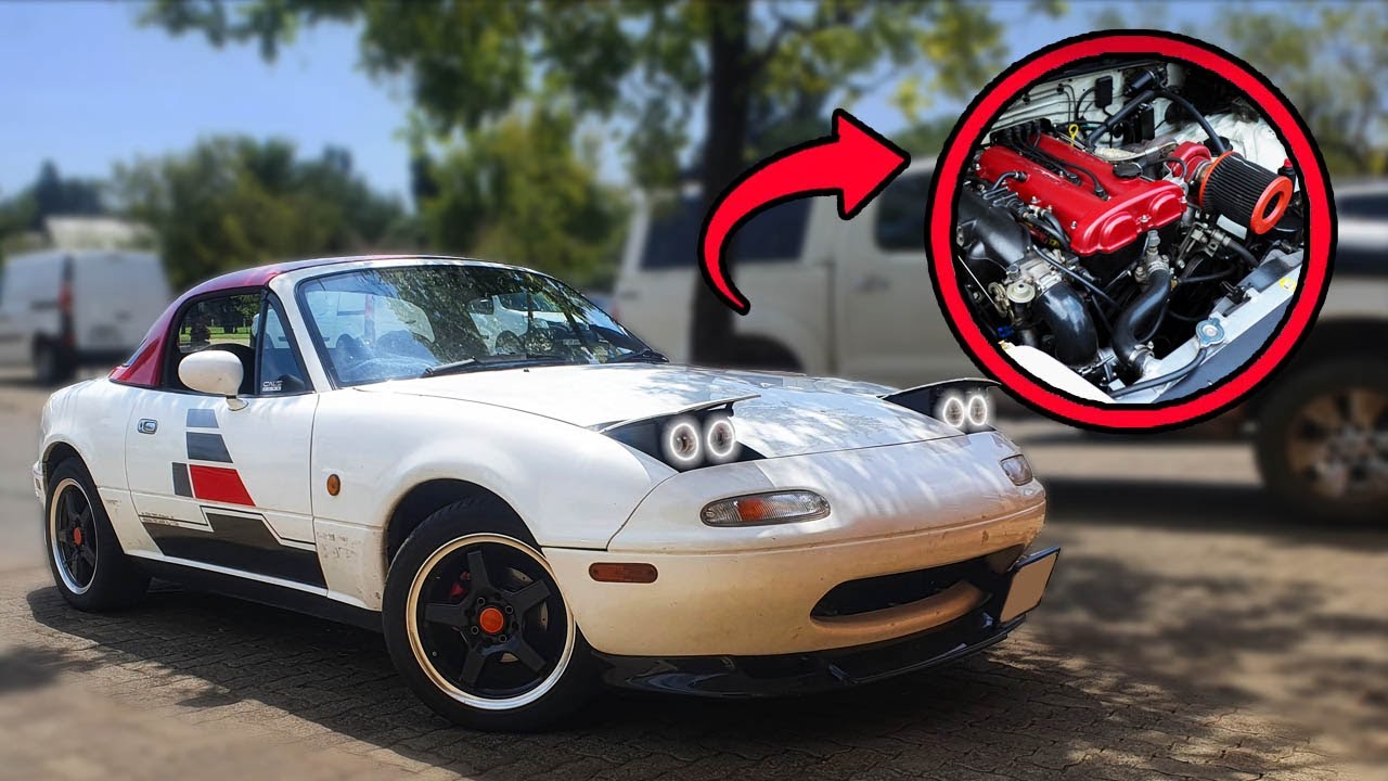Unequal length headers Turbo Miata Best Sound Clips!