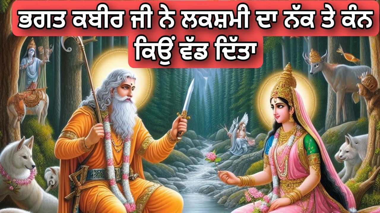 BHAGAT KABEER JI NE LAKSHMI DA NAKK TE KANN KYON WADD DITTA | ਕਬੀਰ ਜੀ ਨੇ ਲਕਸ਼ਮੀ ਦਾ ਨੱਕ ਕੰਨ ਕਿਓਂ ਵੱਡਤਾ
