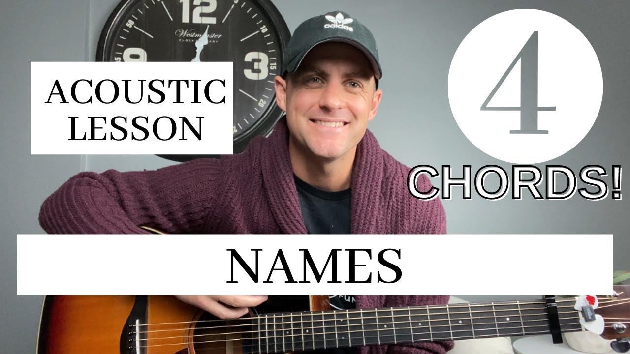 Elevation Worship x Maverick City || NAMES || Acoustic Guitar Lesson