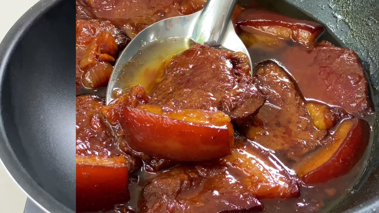 Sweet Pork Belly ဝက်သနီချက်