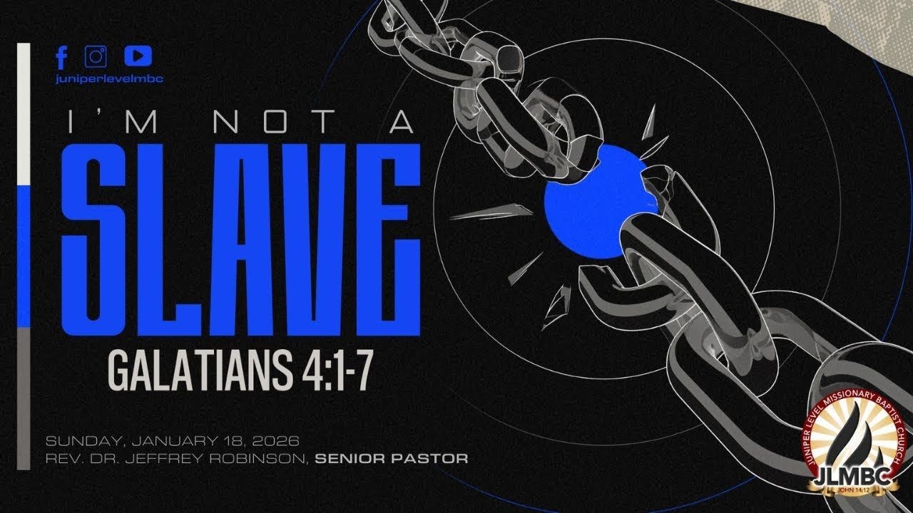 I'm Not A Slave Pt. 3  Pastor Robinson, 930am Service