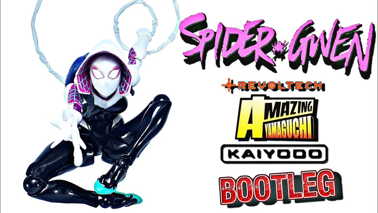 SpiderGwen Amazing Yamaguchi Revoltech (KO/Bootleg) En Español