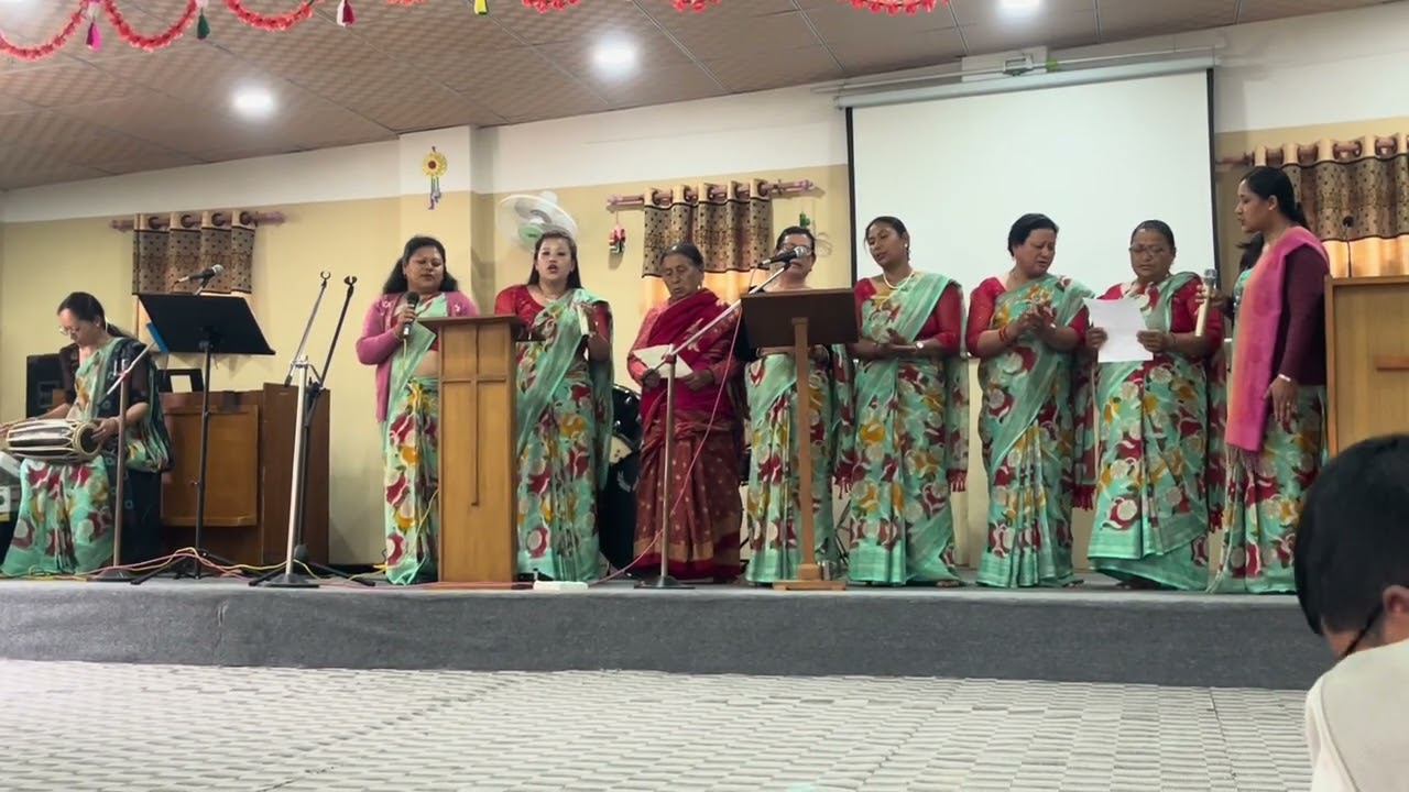 Group song by Thecho Ekta Mandali women’s 