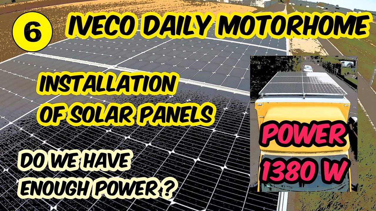 Iveco Daily Conversion - How to install solar panels on the motorhome?