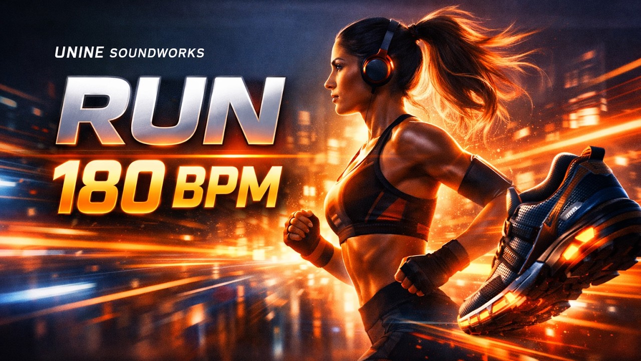 running playlist · Vol.18 | 180 BPM Running Music (Continuous Beat, No Vocals)