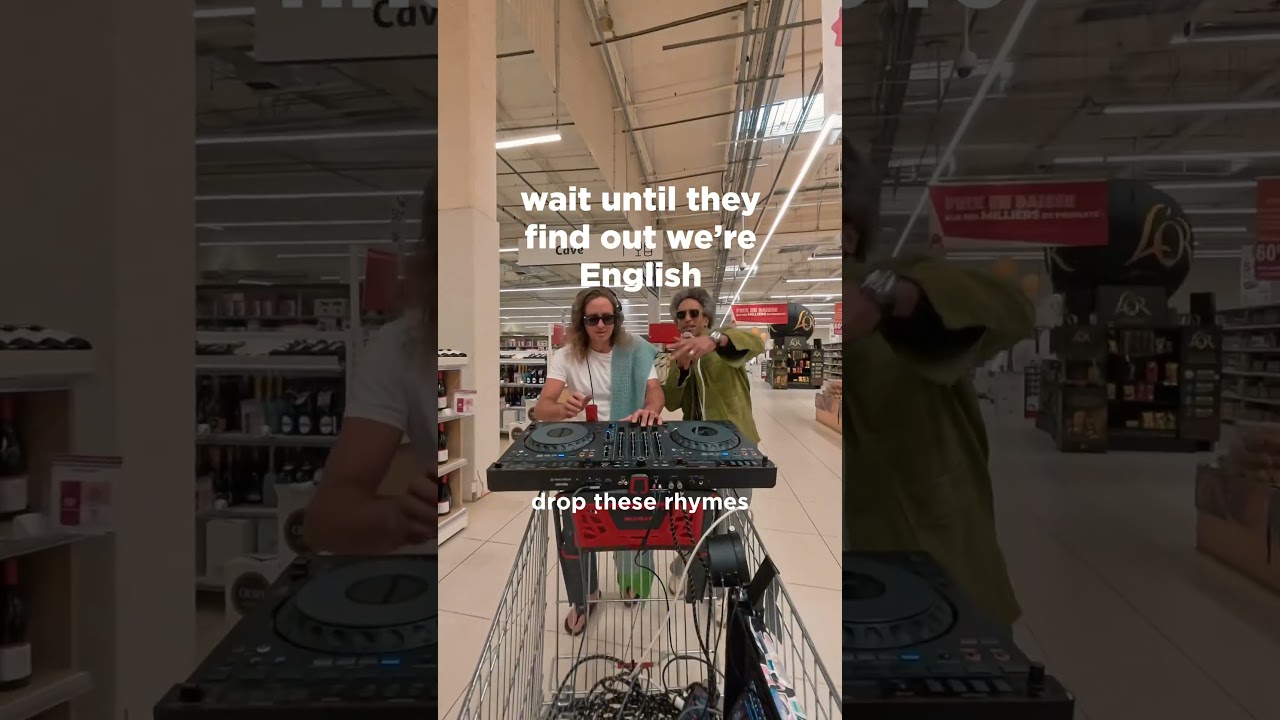 How to get kicked out of a French supermarket (DJ edition) 