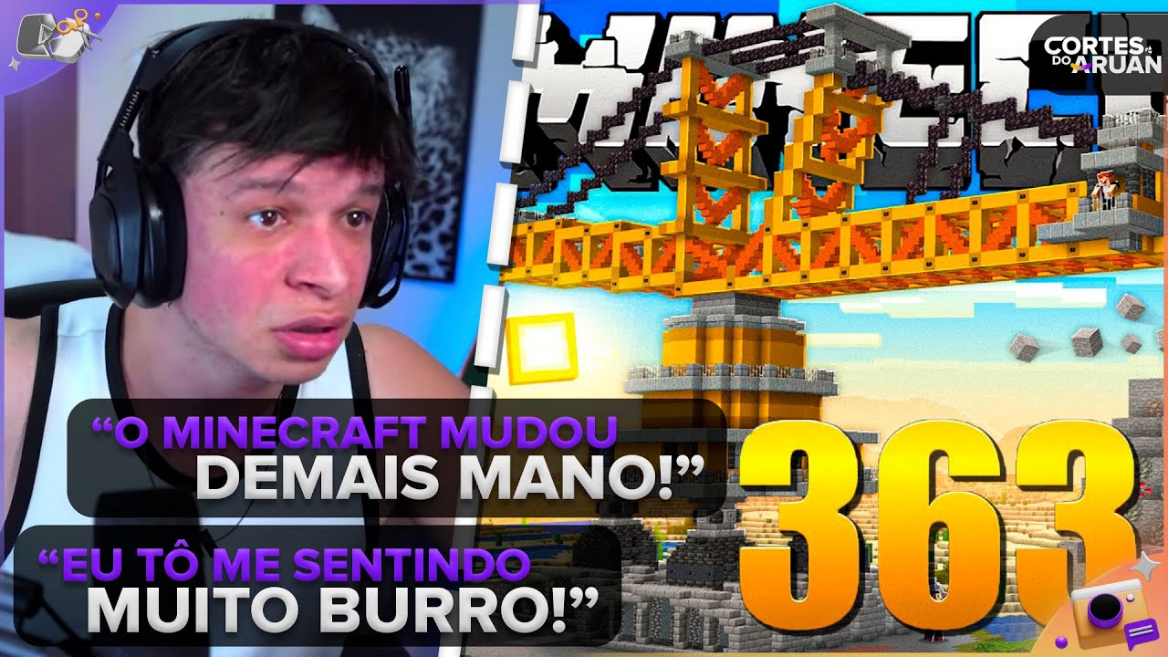 ARUAN REAGE: A MEGA ESCAVADEIRA - Minecraft Em busca da casa automática #363 (VINICCIUS13)