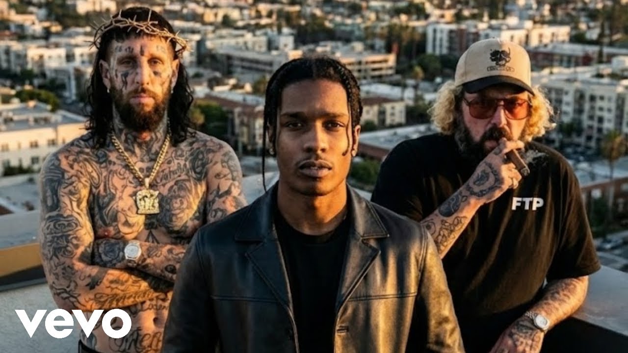 A$AP Rocky feat. $UICIDEBOY$, Yelawolf - ORACLE (Music Video)