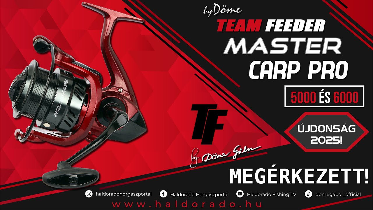 Sipos G&aacute;bor - Bemutatom az &uacute;j By D&ouml;me TEAM FEEDER Master Carp Pro 5000 &eacute;s 6000 ors&oacute;kat