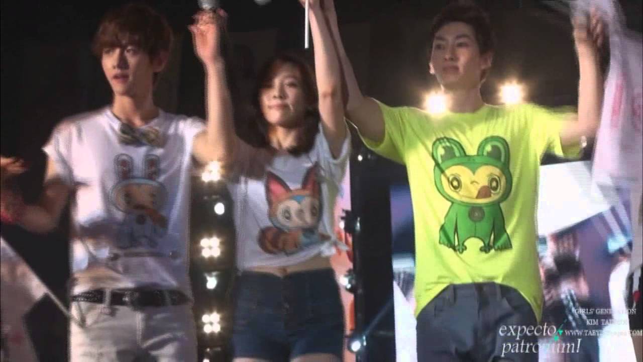 120818 Baekhyun & Taeyeon - SMTOWN in SEOUL