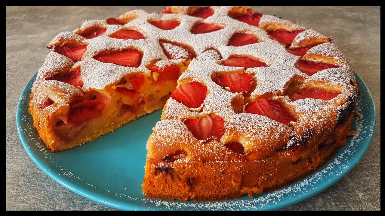 Erdbeerkuchen Rezept ☆ gelingsicher und einfach ☆ strawberry pie