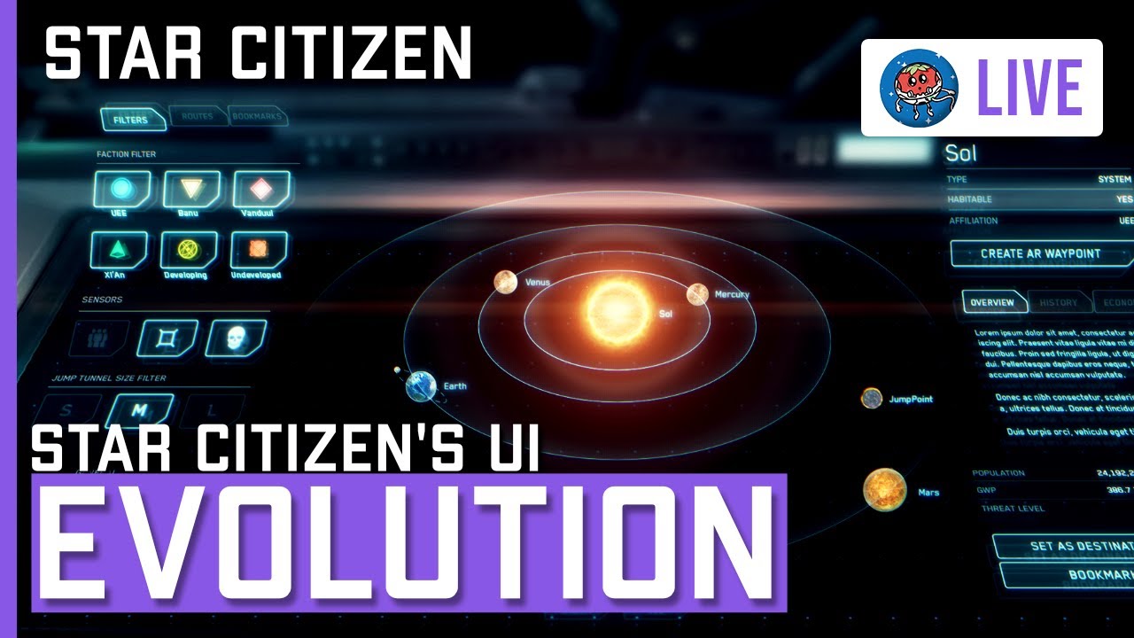 10+ Years of Star Citizen's UI Development in 3 Hours | Starmap, Mobiglas, HUD