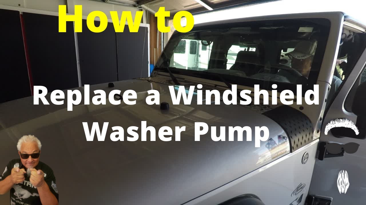 How to replace a windshield washer pump - 2009 Jeep Wrangler