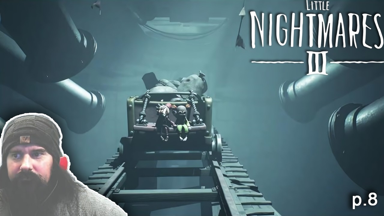 Little Nightmares 3 — Безумное катание на американских горках — Часть 8 — Первый раз вслепую