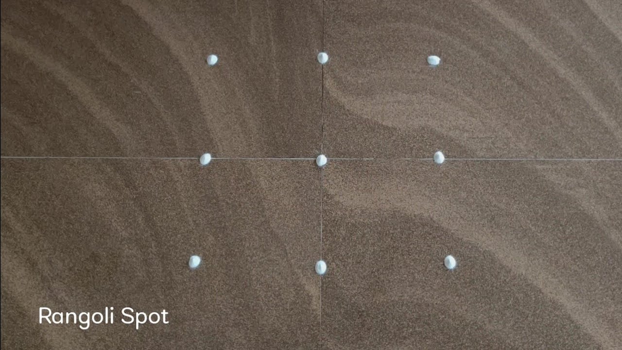Morning rangoli design  || Rangoli spot 