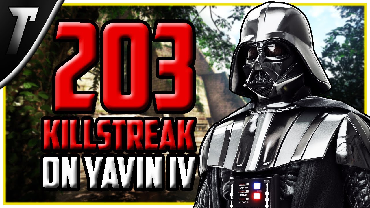 Star Wars Battlefront 2 Darth Vader 203 Killstreak (Yavin IV)