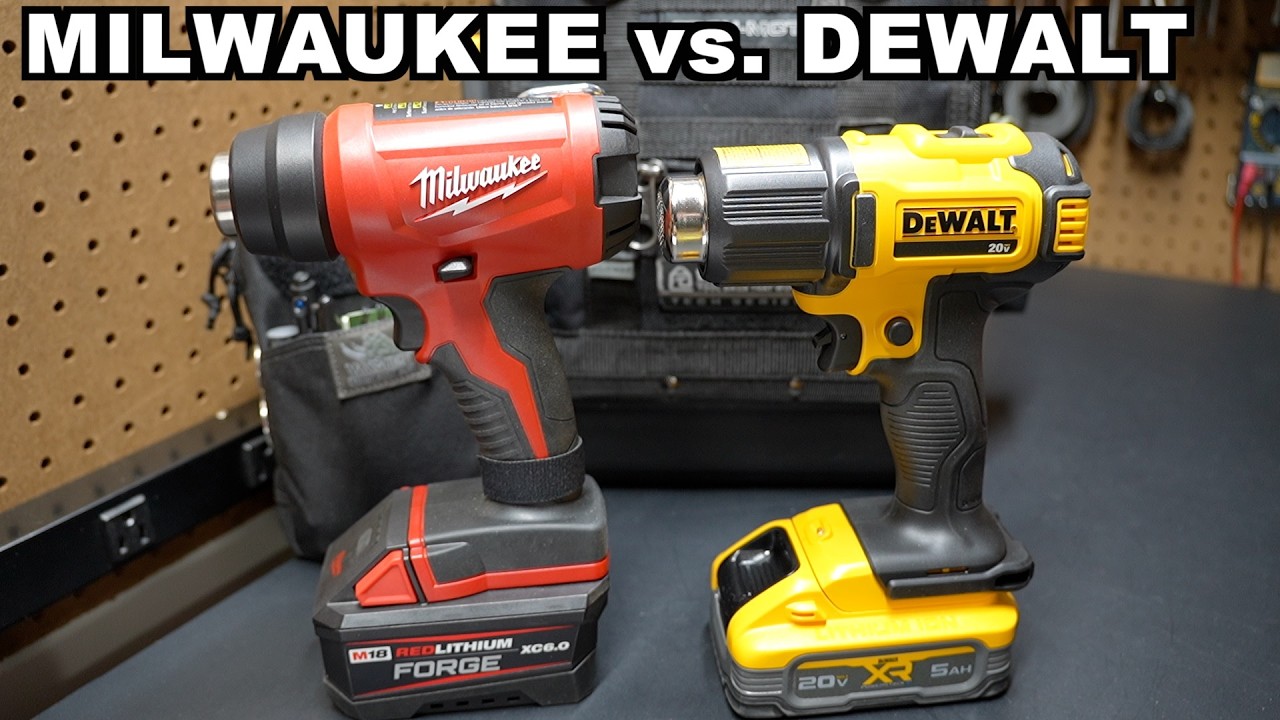 Milwaukee M18 vs. DeWalt 20V Heat Gun: There&rsquo;s a CLEAR Winner!