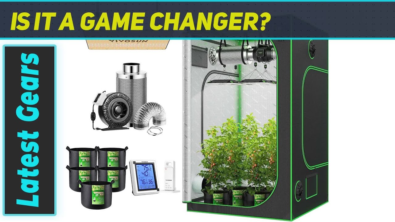 VIVOSUN 48 x 48 x 80 Grow Tent VS2000 LED Grow Light Combo Review