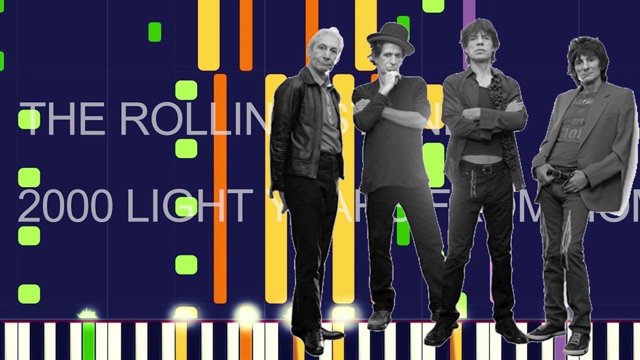 The Rolling Stones - 2000 LIGHT YEARS FROM HOME (PRO MIDI FILE REMAKE) - 