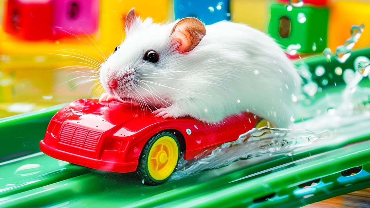 Hamster Escapes from the Maze with Pure Speed, Mastering the Slide | Hamster Maze