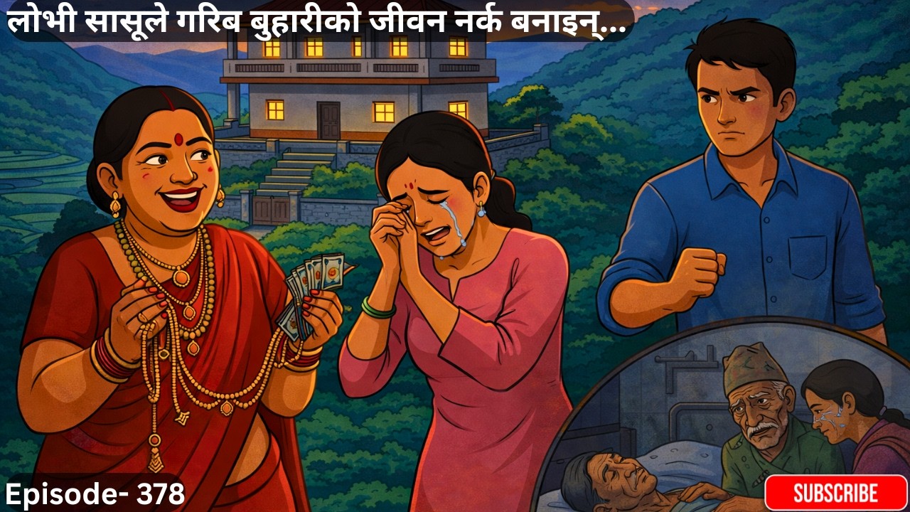लोभी सासूले गरिब बुहारीको जीवन नर्क बनाइन्...Episode- 378 #sasubuhari #lovisasu #garibbuhari