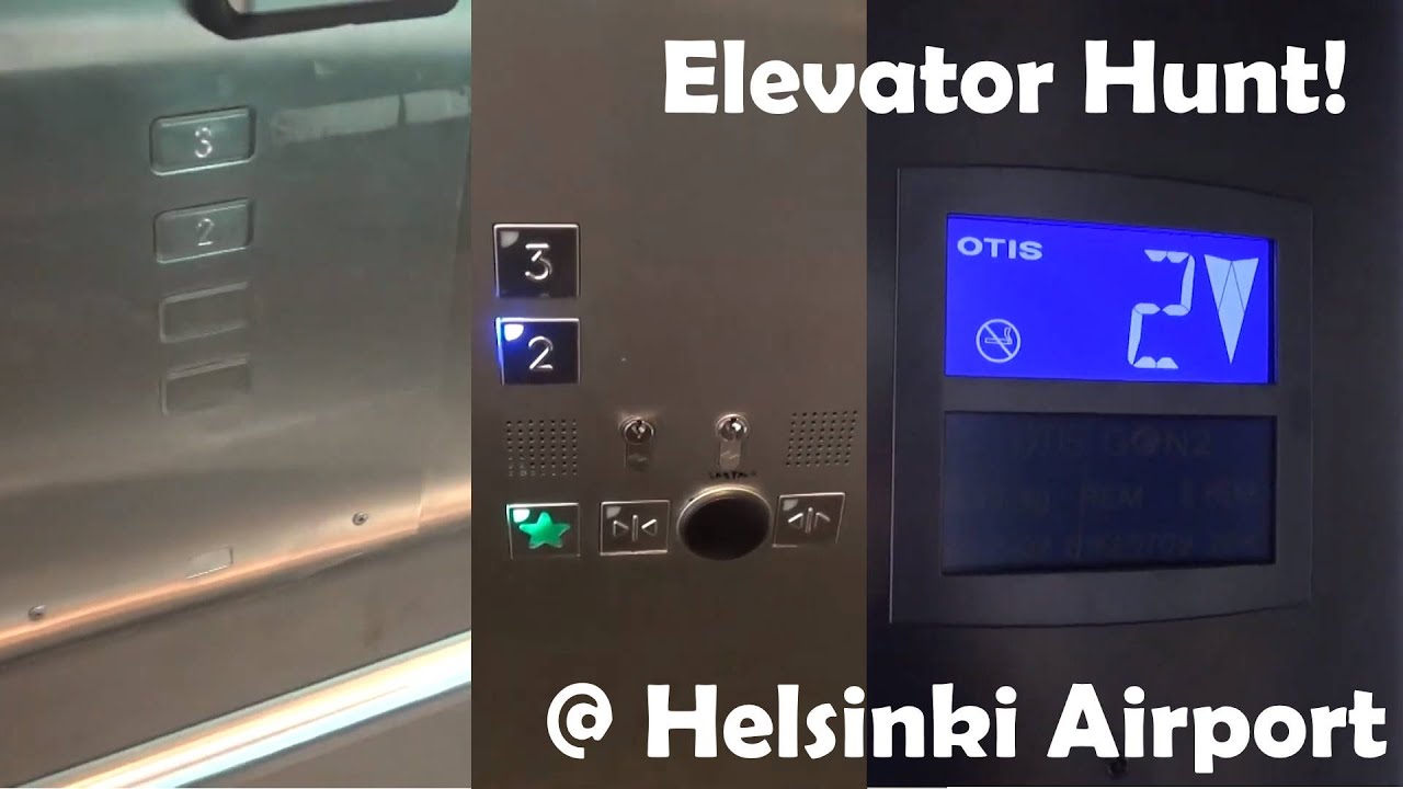 Elevator Hunt! All of the Elevators at the Helsinki Airport Terminal 2